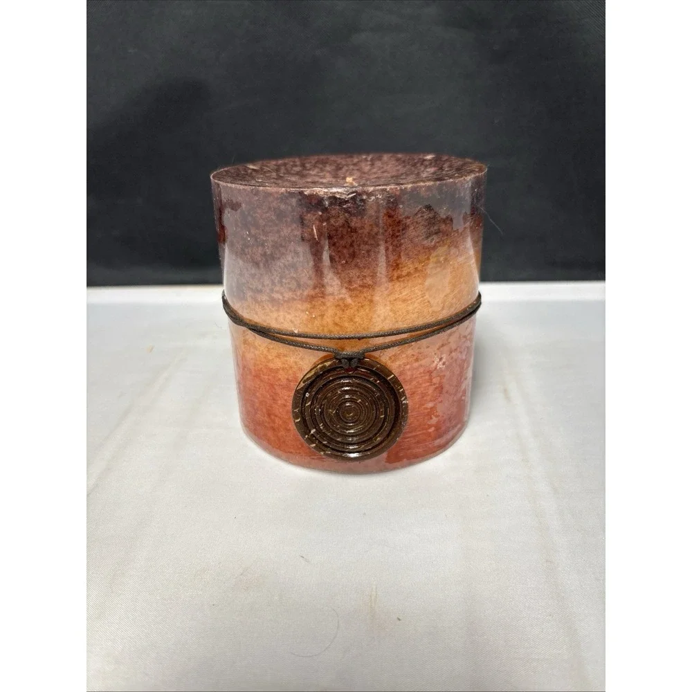 Pier One Asian Spice 4inch Pillar Candle Discontinued New Please Read Des.